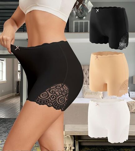 Women's Boyshorts Underwear Seamless Boy Shorts Panties Soft Stretch Boxer Briefs in Saudi Arabia