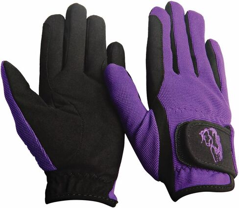 TuffRider Children's Performance Gloves (Raspberry, L) in Saudi Arabia