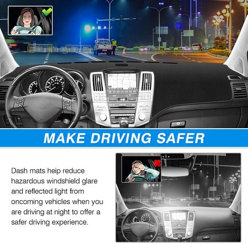 CARTIST Dash Cover for Lexus RX300 RX330 RX350 2004-2009 Dashboard Cover Mat for RX300 RX330 RX350 Accessories Non-Slip Pad Carpet Anti-Glare in Saudi Arabia