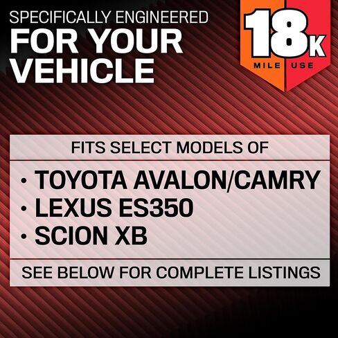 K&N Engine Air Filter: Long Life 18,000 Mile Replacement Air Filter: Compatible with 2005-2016 Toyota/Lexus/Scion/Pontiac: Vehicle Models (See Description for Select Models), KNA-2326 in Kuwait