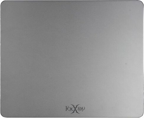 FOXXRAY PPM-22 Dual-Sided Aluminum Gaming Mouse Pad (9.45" x 7.87"), Hard Metal Mouse Mat with PU Leather, Non-Slip Design, Smooth & Precision Surface for All Mice in Saudi Arabia