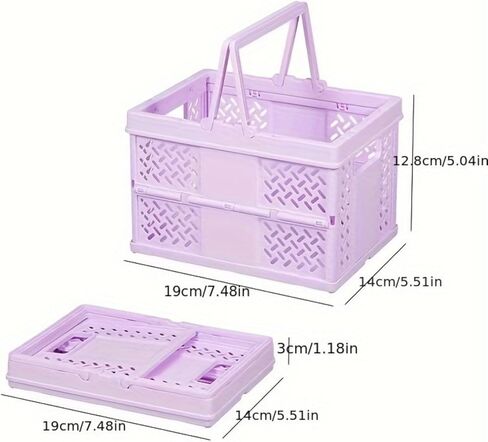 2 Layer Stack & Carry Box, Plastic Multipurpose Portable Storage Container Box Handled Organizer Storage Box for Organizing Stationery, Sewing, Art Craft-Pink in Saudi Arabia