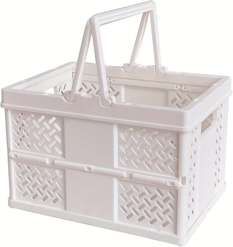 2 Layer Stack & Carry Box, Plastic Multipurpose Portable Storage Container Box Handled Organizer Storage Box for Organizing Stationery, Sewing, Art Craft-Pink in Saudi Arabia