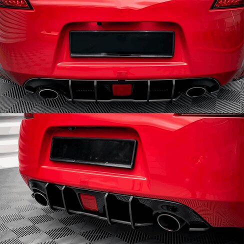Rear Bumper Diffuser for Nissan 370Z Base 2009-2020 Glossy Black ABS Rear Diffuser Lower Spoiler Splitter Bumper Lip in Kuwait