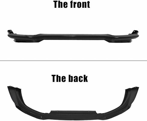 AD Style 3PCS الشفة الأمامية المصد لفورد مافريك 2022-2024 الجبهة الشفة الفاصل الذقن سد الهواء ABS البلاستيك (أسود لامع) in Kuwait