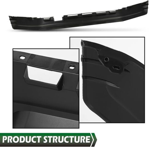 GRAND ORANGE Front Lower Valance Spoiler Apron Air Dam Deflector Compatible with Toyota Tacoma 2016-2021 TO1093130, 5385104070 Black in Saudi Arabia