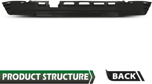 GRAND ORANGE Front Lower Valance Spoiler Apron Air Dam Deflector Compatible with Toyota Tacoma 2016-2021 TO1093130, 5385104070 Black in Saudi Arabia