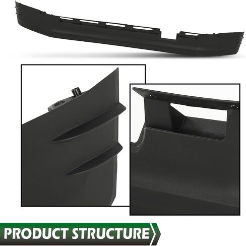 GRAND ORANGE Front Lower Valance Spoiler Apron Air Dam Deflector Compatible with Toyota Tacoma 2016-2021 TO1093130, 5385104070 Black in Saudi Arabia