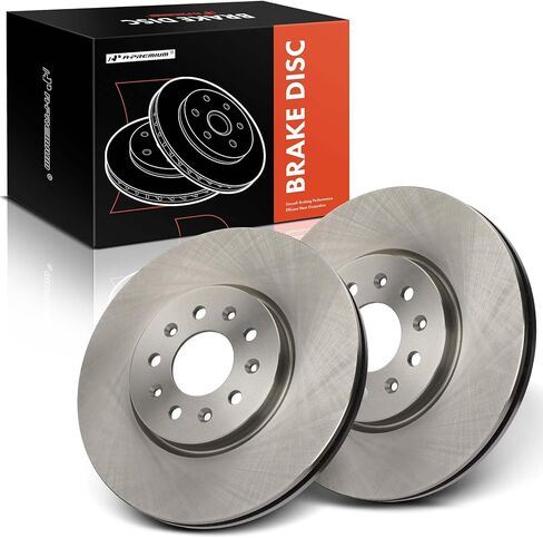 A-Premium 12.63 inch (321mm) Front Vented Disc Brake Rotors Compatible with Select Chevrolet, GMC and Buick Models - Equinox, Terrain, Lacrosse, Regal Sportback, Regal Tourx, Envision, 2-PC Set in Saudi Arabia