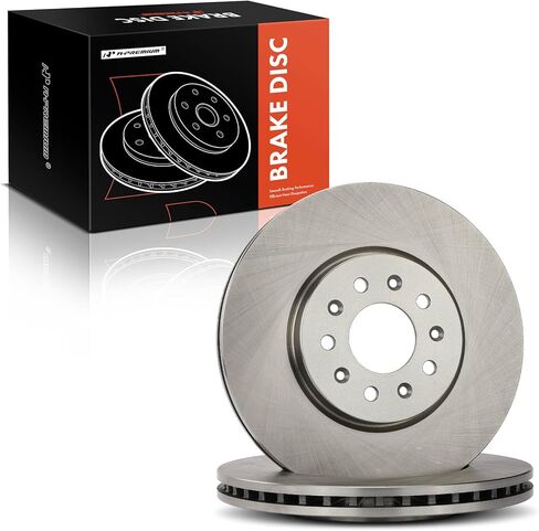 A-Premium 12.63 inch (321mm) Front Vented Disc Brake Rotors Compatible with Select Chevrolet, GMC and Buick Models - Equinox, Terrain, Lacrosse, Regal Sportback, Regal Tourx, Envision, 2-PC Set in Saudi Arabia