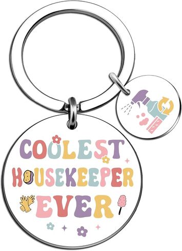 هدايا تقدير التدبير المنزلي للنساء، سلسلة مفاتيح لطيفة لمدبرة المنزل، هدايا أسبوع التدبير المنزلي لمدبرة المنزل، أروع مدبرة منزل على الإطلاق ديكور حشوات تخزين عيد الميلاد in Kuwait