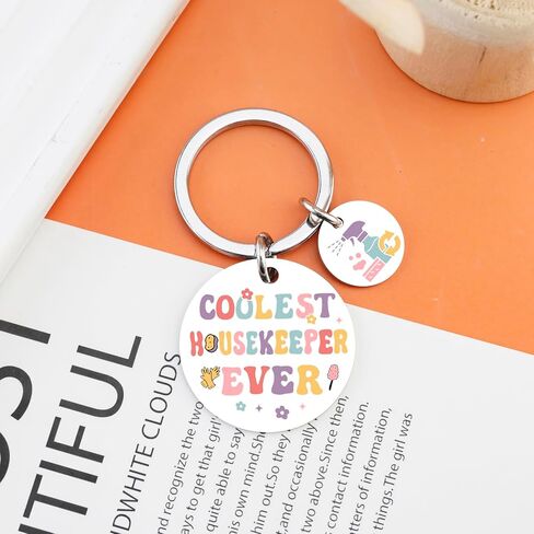 هدايا تقدير التدبير المنزلي للنساء، سلسلة مفاتيح لطيفة لمدبرة المنزل، هدايا أسبوع التدبير المنزلي لمدبرة المنزل، أروع مدبرة منزل على الإطلاق ديكور حشوات تخزين عيد الميلاد in Kuwait