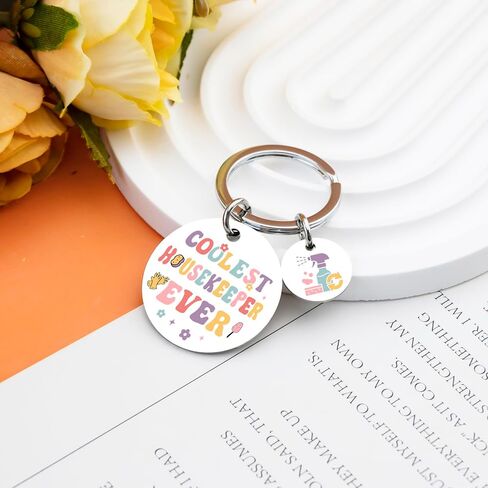 هدايا تقدير التدبير المنزلي للنساء، سلسلة مفاتيح لطيفة لمدبرة المنزل، هدايا أسبوع التدبير المنزلي لمدبرة المنزل، أروع مدبرة منزل على الإطلاق ديكور حشوات تخزين عيد الميلاد in Kuwait