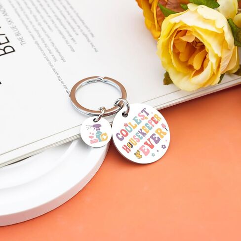 هدايا تقدير التدبير المنزلي للنساء، سلسلة مفاتيح لطيفة لمدبرة المنزل، هدايا أسبوع التدبير المنزلي لمدبرة المنزل، أروع مدبرة منزل على الإطلاق ديكور حشوات تخزين عيد الميلاد in Kuwait