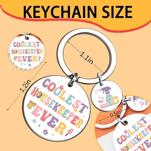 هدايا تقدير التدبير المنزلي للنساء، سلسلة مفاتيح لطيفة لمدبرة المنزل، هدايا أسبوع التدبير المنزلي لمدبرة المنزل، أروع مدبرة منزل على الإطلاق ديكور حشوات تخزين عيد الميلاد in Kuwait