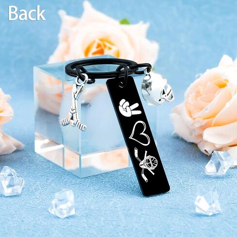 Hockey Gifts for Boys 8-12 Cool Hockey Gifts for Players Men Keychain Accessories Team Players Coach Birthday Christmas Stocking Stuffers, Double-sided Printing, 1 Piece in Kuwait