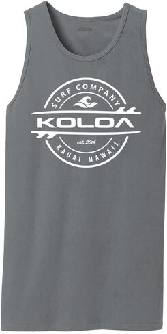 قمصان بدون أكمام مصبوغة بشعار Koloa Thruster Surfboard من Joe's USA بمقاسات S-4XL in Kuwait
