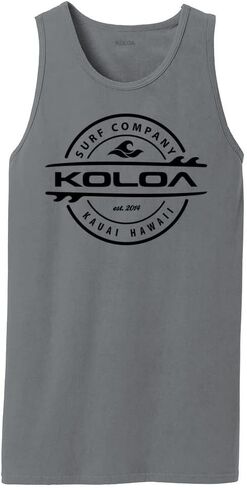 قمصان بدون أكمام مصبوغة بشعار Koloa Thruster Surfboard من Joe's USA بمقاسات S-4XL in Kuwait