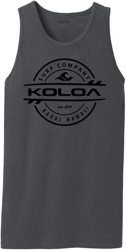 قمصان بدون أكمام مصبوغة بشعار Koloa Thruster Surfboard من Joe's USA بمقاسات S-4XL in Kuwait