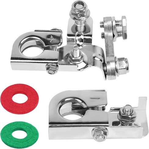 موصل طرفي للبطارية إيجابي وسالب متوافق مع Ford Edge 2011-2014، Ford F-150 2011-2017، Lincoln MKX 2011-2015، مشابك طرفية البطارية تحل محل BT4Z14450AA AL3Z14300A 926-879 926-882 in Kuwait