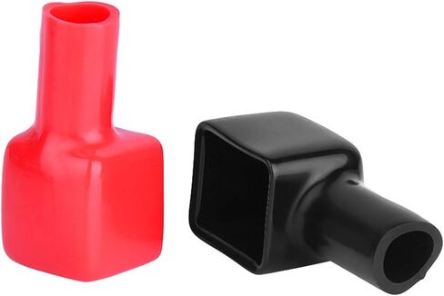 Battery Terminal Covers, OEM 192681 192682 Positive and Negative Battery Terminal Protectors, PVC Battery Service Hole Cover Car for Car Motorcycle Truck, Red and Black in Kuwait