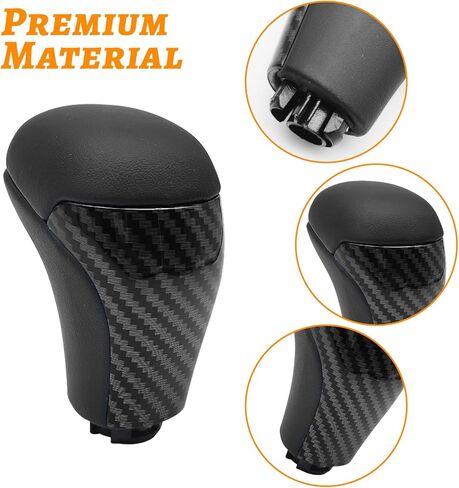 QianBao Gear Shift Knob Head Cover Compatible with Toyota Tacoma 2016-2024 Highlander 2014-2019 Land Cruiser 2015-2020 Fortuer 2016-2022 Automotive Shift Lever Carbon Fiber Pattern ﻿ in Saudi Arabia