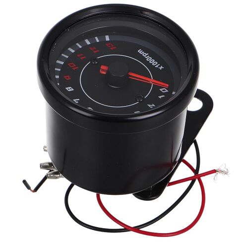 Motorcycle Tachometer Gauge with Red and Blue LED Backlight High-Precision Speedometer for Single-Cylinder Engines Accurate Speed Data for Motorbike Modification in Saudi Arabia