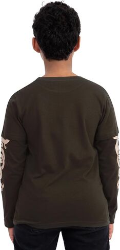 قميص التنين الخاص بك، قميص للأولاد بلا أسنان، قميص قطني طويل الأكمام للأطفال، تي شيرت التنين in Kuwait