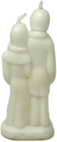 Vrinda® Decorative Candle Erotic Wedding Couple – Couple Art Portrait Candle Mould - Handcrafted Romantic Figurine Candles for Rituals, Couple Spell, Marriage, and Other Special Occasion (White) in Kuwait