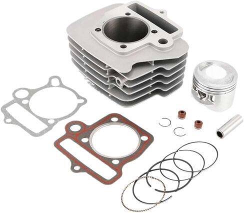 56 مللي متر اسطوانة مكبس مجموعات ربط السيراميك الارضي 140cc 150cc متوافق مع قطع غيار السيارات والدراجات النارية YX140 ZS140 in Kuwait