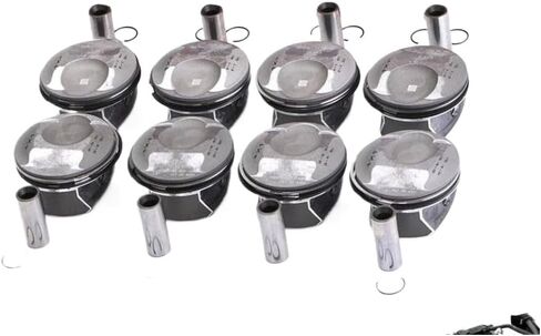 Pistons Rings Set Compatible With 4.8 L V8 Gas M48.01 M48.02 M48.20 M48.40 S GTS 955 957 970 4.8L in Kuwait