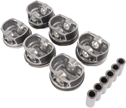مجموعة حلقات المكبس 6x STD 11258619196 Φ84mm متوافقة مع N55B30A F10 F20 F30 F80 M135i M235i X3 X5 X6 3.0L L6 in Kuwait
