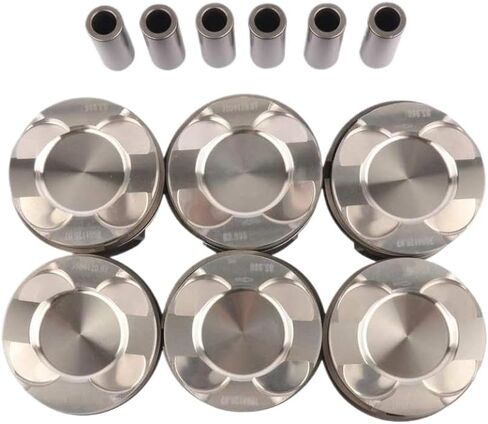 مجموعة حلقات المكبس 6x STD 11258619196 Φ84mm متوافقة مع N55B30A F10 F20 F30 F80 M135i M235i X3 X5 X6 3.0L L6 in Kuwait