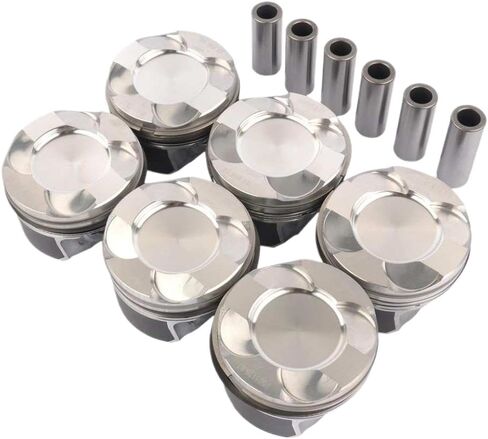مجموعة حلقات المكبس 6x STD 11258619196 Φ84mm متوافقة مع N55B30A F10 F20 F30 F80 M135i M235i X3 X5 X6 3.0L L6 in Kuwait