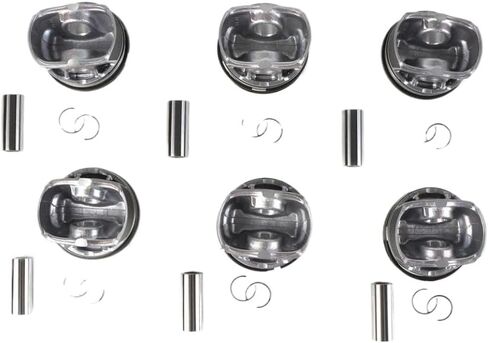 6-Piece Piston Rings Kit STD 84mm Compatible with N55B30 N55B30A Engines for F21 F30 F10 X3 X4 X5 X6 Models 2010-2017 in Kuwait