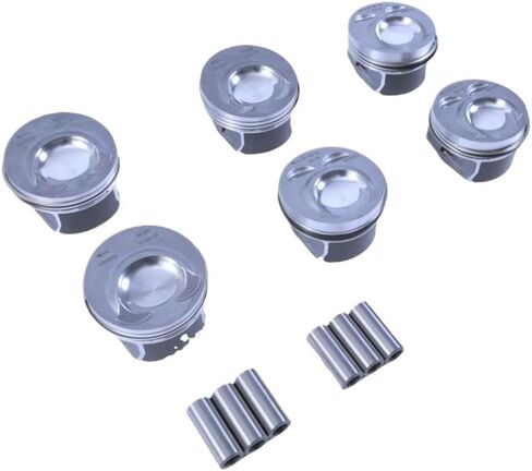 Engine Piston Rings Kit 6 Set 03H107065N 03H107065F Compatible With 2008-2017 Q7 VR6 3.6L in Kuwait