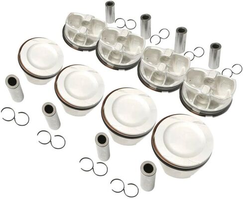 8 قطعة حلقات مكبس المحرك مجموعة 1570300517 1570300317 2780301317 1570300117 متوافق مع W166 C218 X218 W212 S212 M157 5.5L in Kuwait