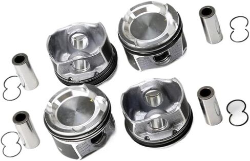 4 Set Piston Rings A2820300700 A2820301500 A2829940041 2820300700 2820301500 2829940041 72.20mm Compatible With A200 M282.914 in Kuwait