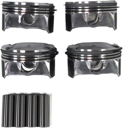 4 Piece Piston And Rings Kit 12578324 12578326 12621251 12659419 89018112 Compatible With Captiva Cobalt Equinox HHR Impala 2.4L in Kuwait