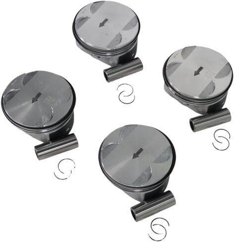 4 Piece Piston And Rings Kit 12578324 12578326 12621251 12659419 89018112 Compatible With Captiva Cobalt Equinox HHR Impala 2.4L in Kuwait