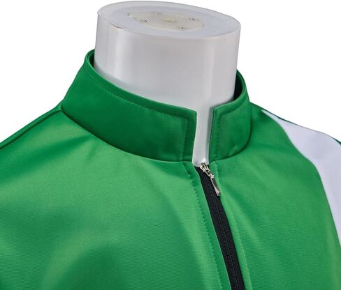 Ben Cosplay Costume Green Jacket Men Zipper Coat Halloween Outwear in Saudi Arabia