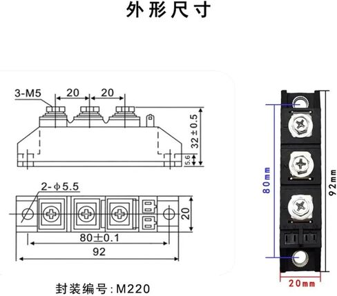 1pcs/LOT MDK75A 1600V MDK75-16 75A energy Anti-reverse diode in Kuwait