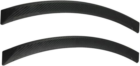 2pcs 45cm Universal Car Wheel Eyebrow Arch Mouldings Fender Strips Trim Stickers Protector Strips distintivo(Black) in Saudi Arabia