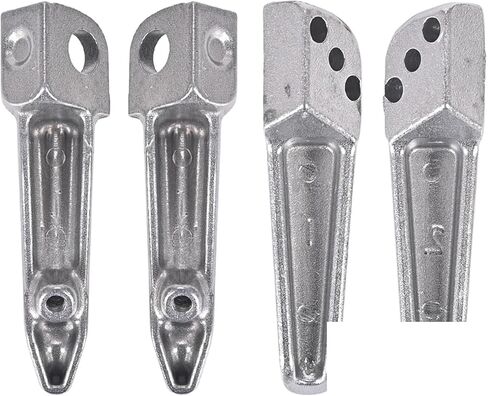 1Pair Folding Foot Pegs Pedal Rest Front and Rear Footpegs Footrest For KAWASAKI for ZX6R for 10R(Rear a pair) in Saudi Arabia