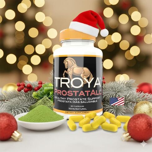 PROSTATALL TROYA Prostate Health Supplement - Advanced Formula Saw Palmetto with Zinc, Stinging Nettle & Pumpkin Seed Extract - Prostate Health for Men - Effective Natural DHT Blocker Supplement in Saudi Arabia
