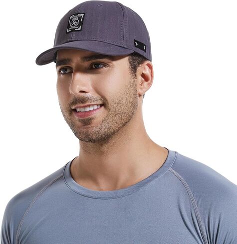 Short Brim Baseball Cap Mens Casual Patch Cotton Baseball Hats Women Short Bill Structured Umpire Hat Adjustable K373 in Saudi Arabia