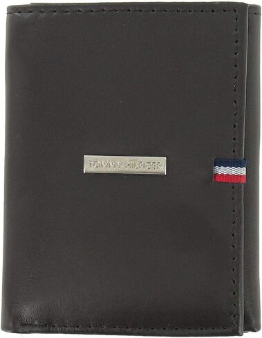 Tommy Hilfiger Men's Tri-Fold Wallet 3-Fold Wallet (Brown) in Saudi Arabia