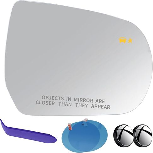 EAP Passenger Side Mirror Glass Compatible with Cadillac ATS Sedan (4-Doors) 2013-2018, CT4 2020-2025, Heated with Blind Spot, 22835022 84998685 22835026 in Saudi Arabia