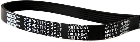 6PK1115 EPDM Serpentine Belt fit 1994-1997 for Honda Accord 2.2L, 2009-2012 for Audi A3 2.0L, TT Quattro 2.0L, 2009-2012 for Volkswagen GTI 2.0L, Jetta 2.0L, Tiguan 2.0L in Saudi Arabia