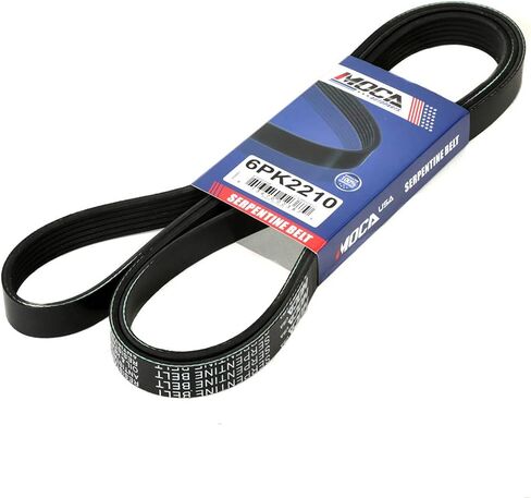 Serpentine Belt 6PK2210 Compatible with Chevrolet, for Ford, for GMC, for Oldsmobile, for Pontiac, for Mercedes-Benz in Saudi Arabia